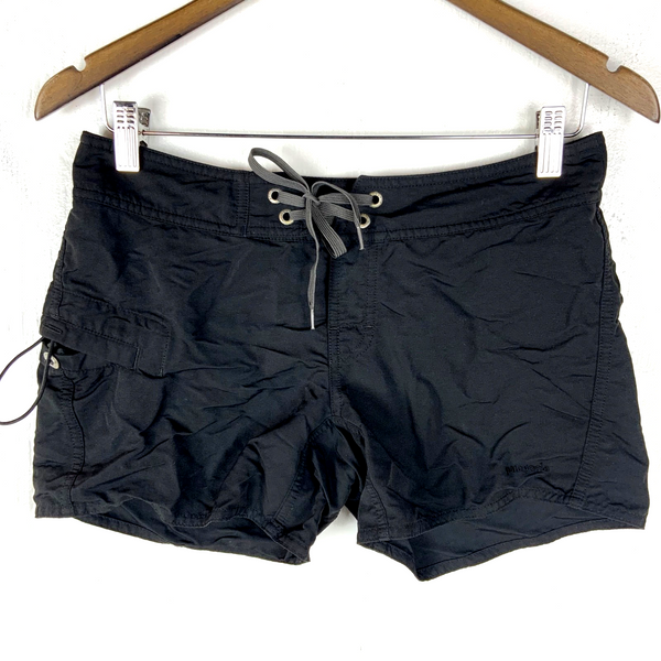 Vintage Patagonia Women's Wavefarer Board Shorts Size 4 Black