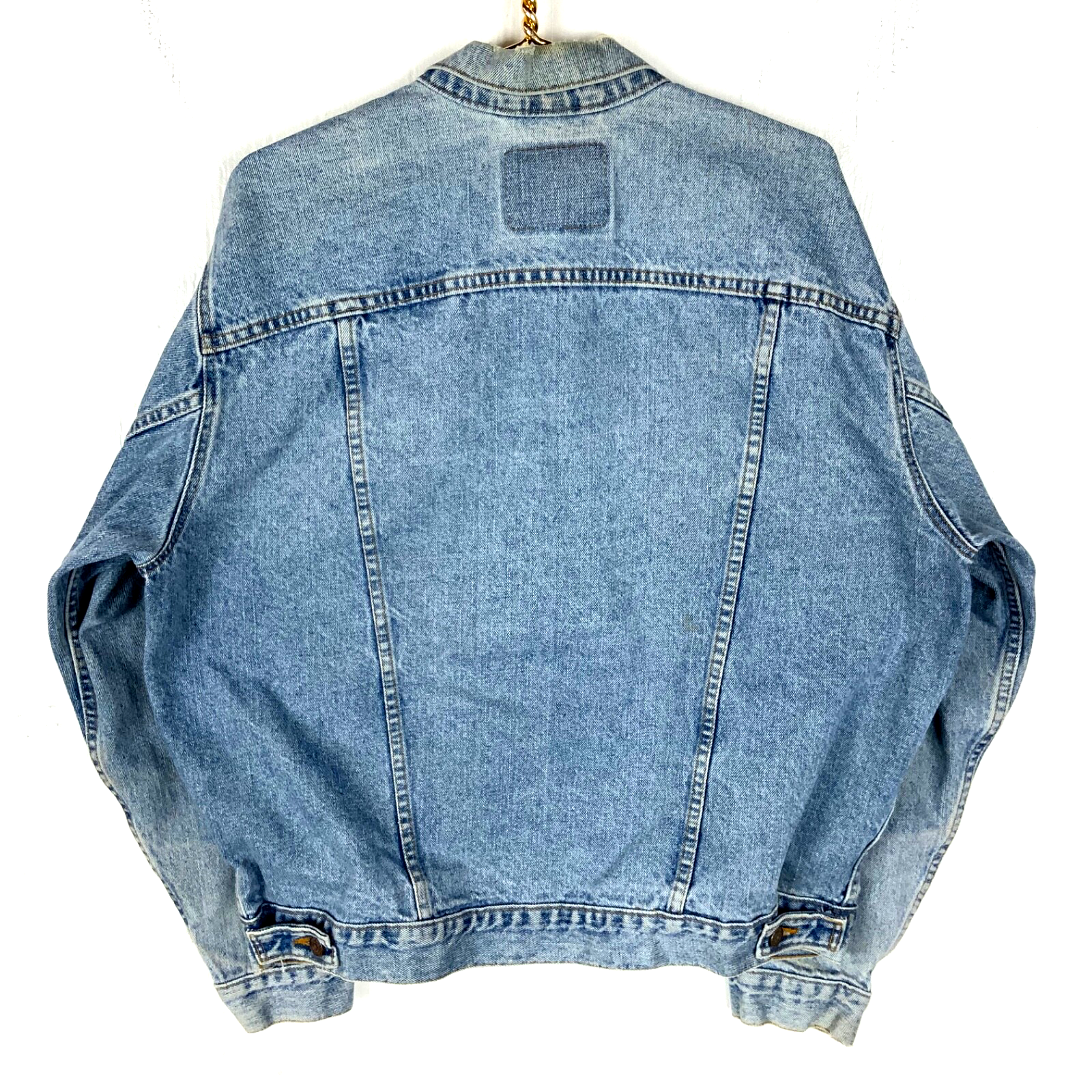 Vintage Levi’s Denim Jean Jacket Large Blue Light Wash 90s