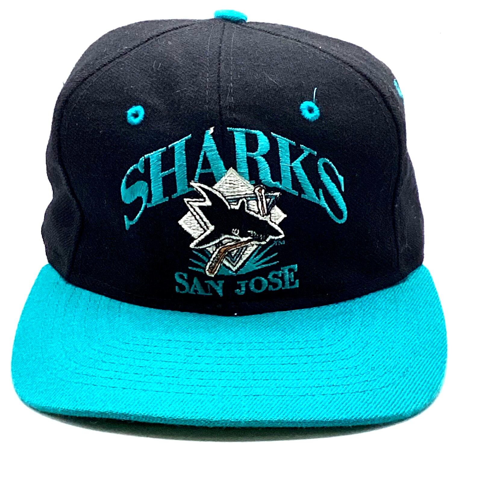 Vintage San Jose Sharks SnapBack Hat Cap Adjustable Nhl