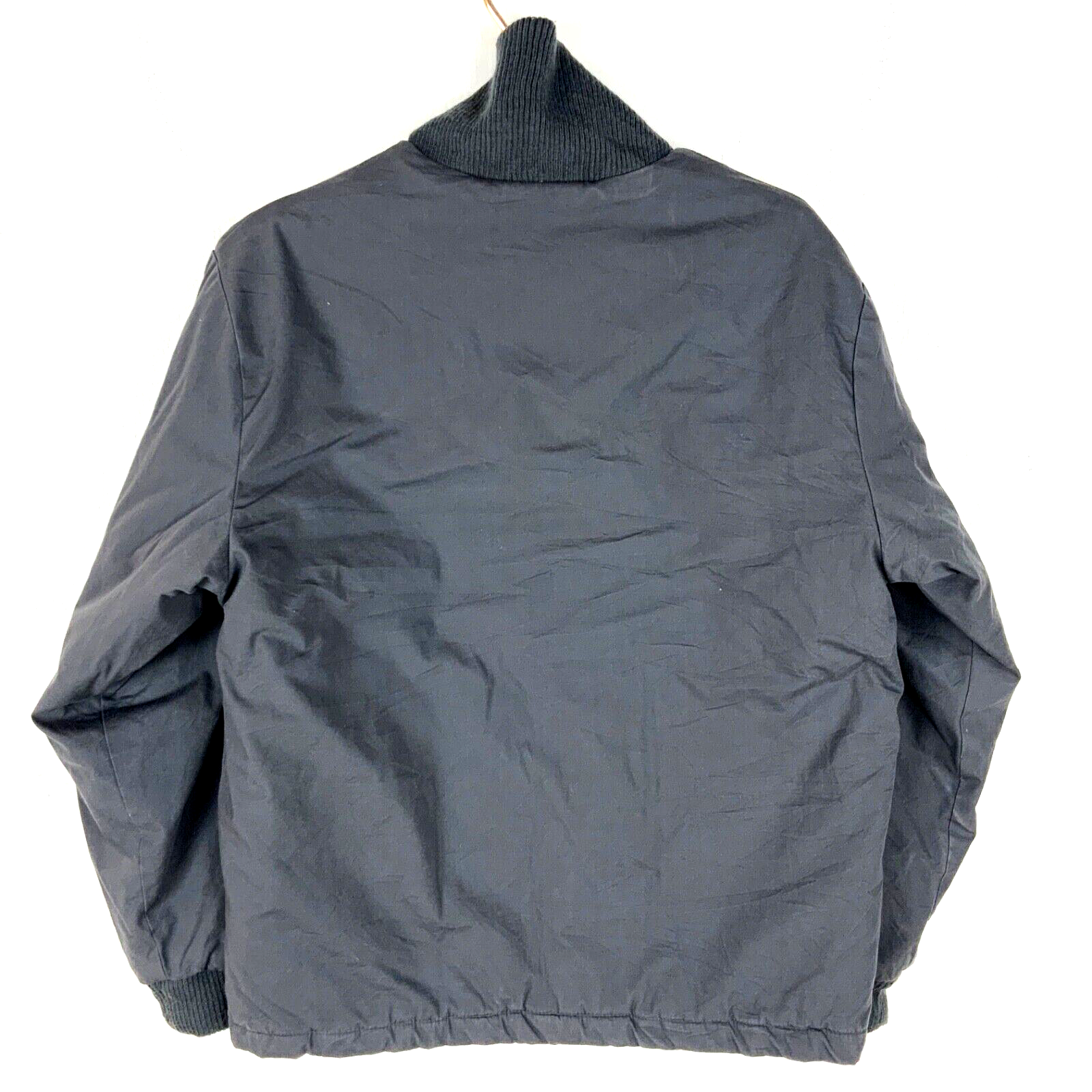 Vintage McGregor Bomber Jacket Medium Gray Full Zip Light Puffer 1980s