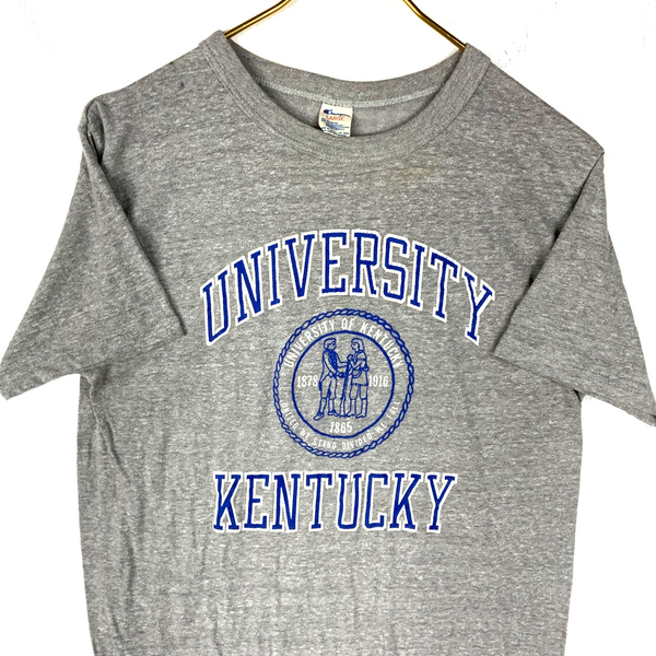 Vintage University Of Kentucky Champion T-Shirt Large Single Stitch Ncaa 80s