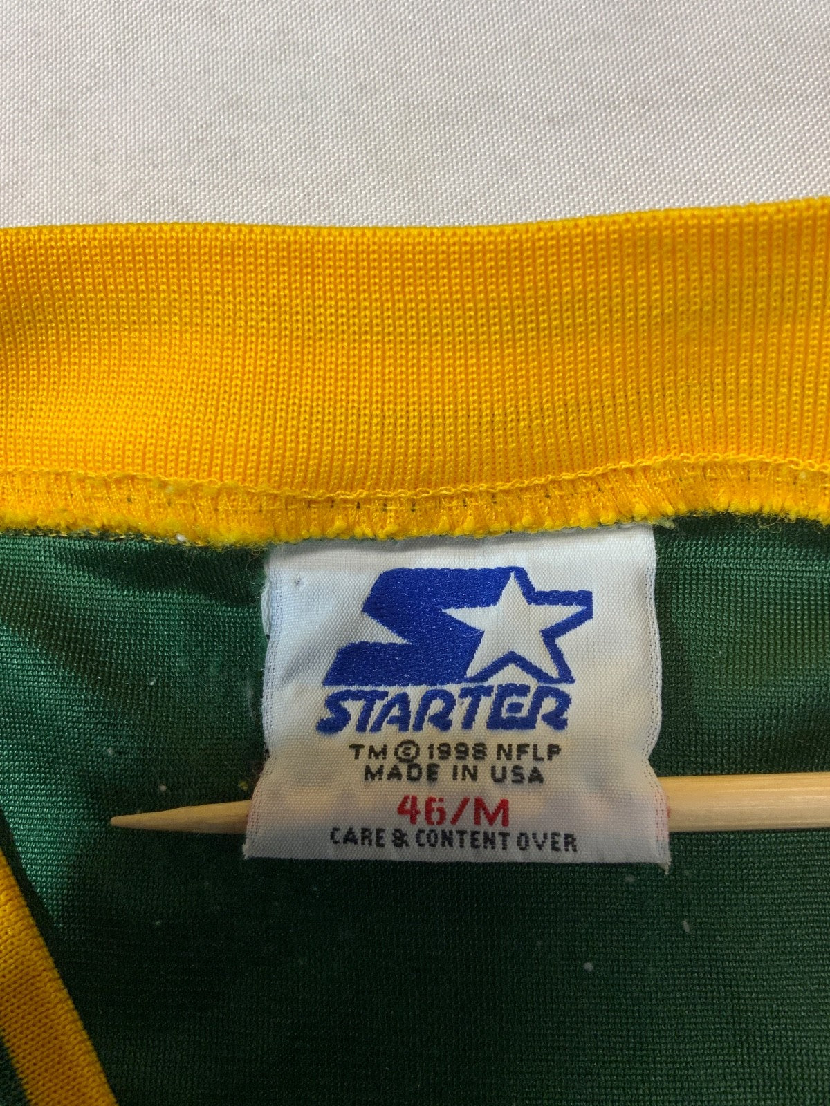 Vintage Green Bay Packers Jersey Medium Starter Mark Chmura Green Nfl