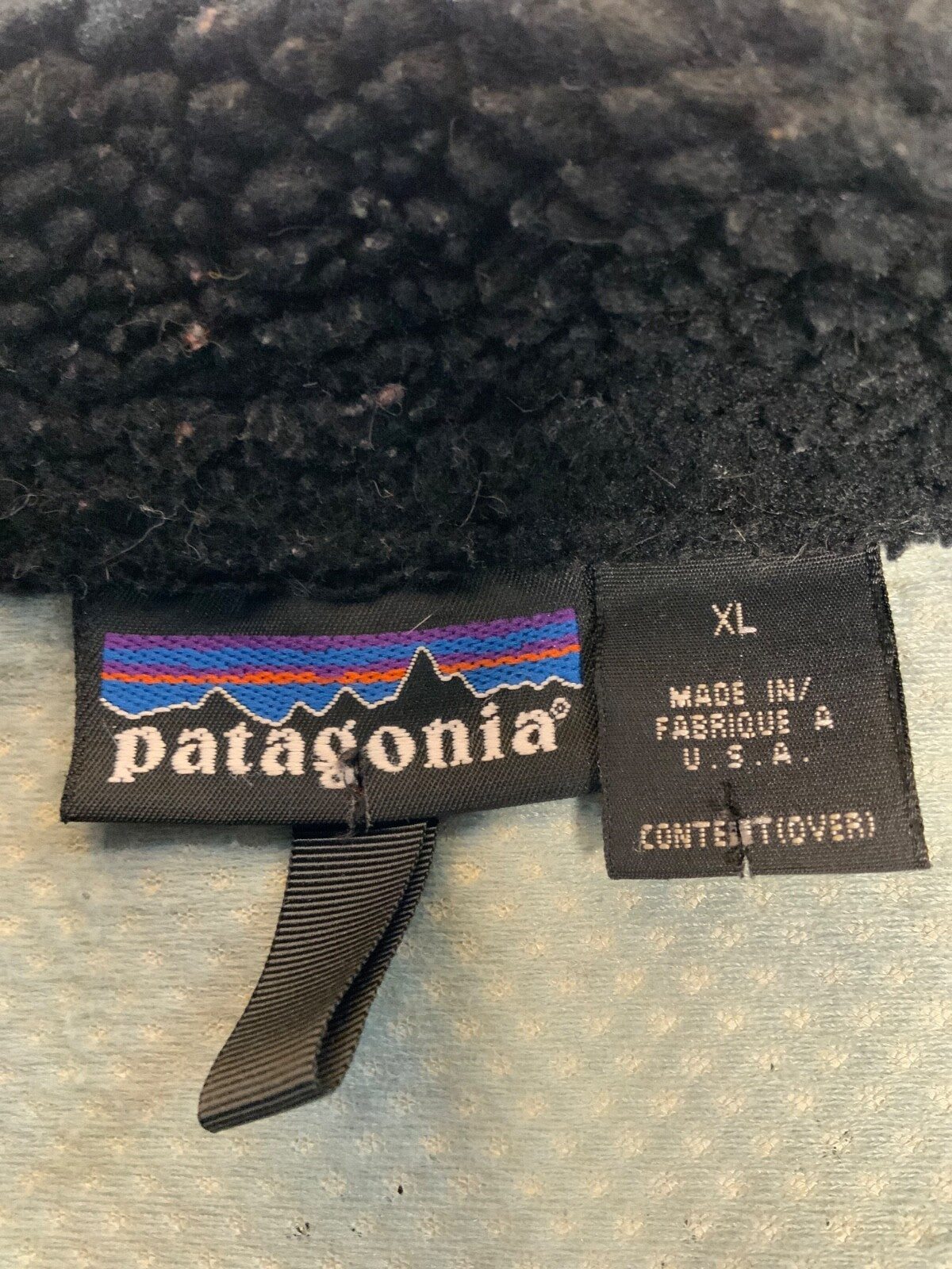 Vintage Patagonia Retro-X Fleece Sweater Vest XL Black Made Usa Full Zip