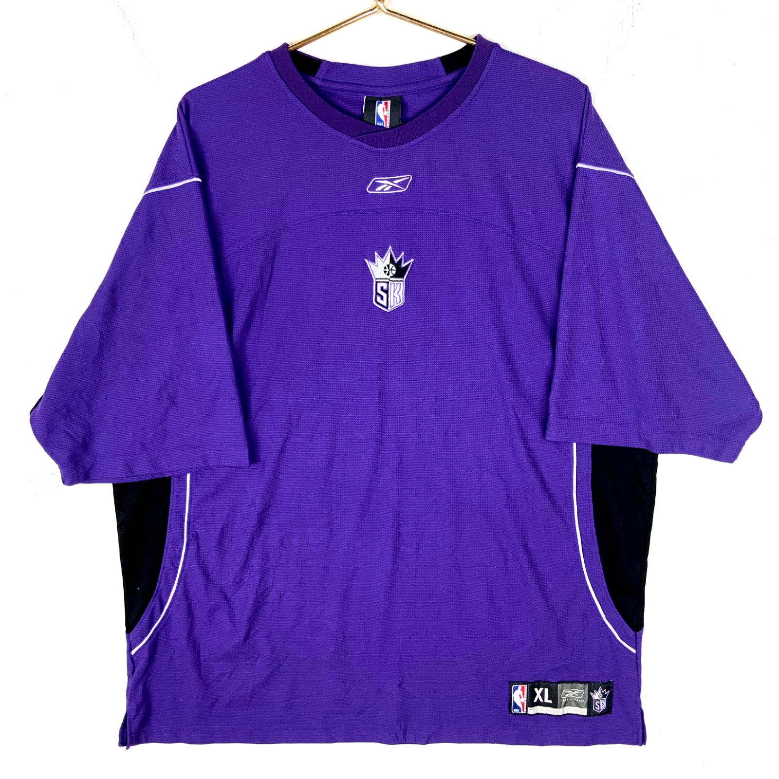 Vintage Sacramento Kings Jersey XL Reebok Purple Nfl