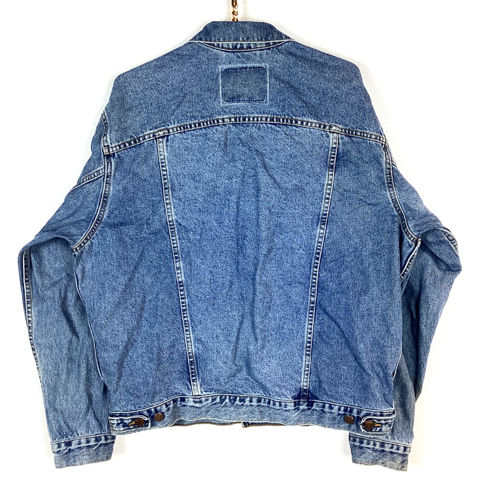 Vintage Levi’s Denim Jean Jacket Size Large Blue Button Up