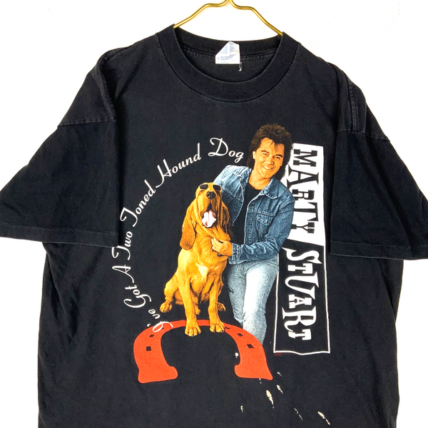 Vintage Marty Stuart T-Shirt XL Winterland I’ve Got A Two Toned Hound Dog 90s