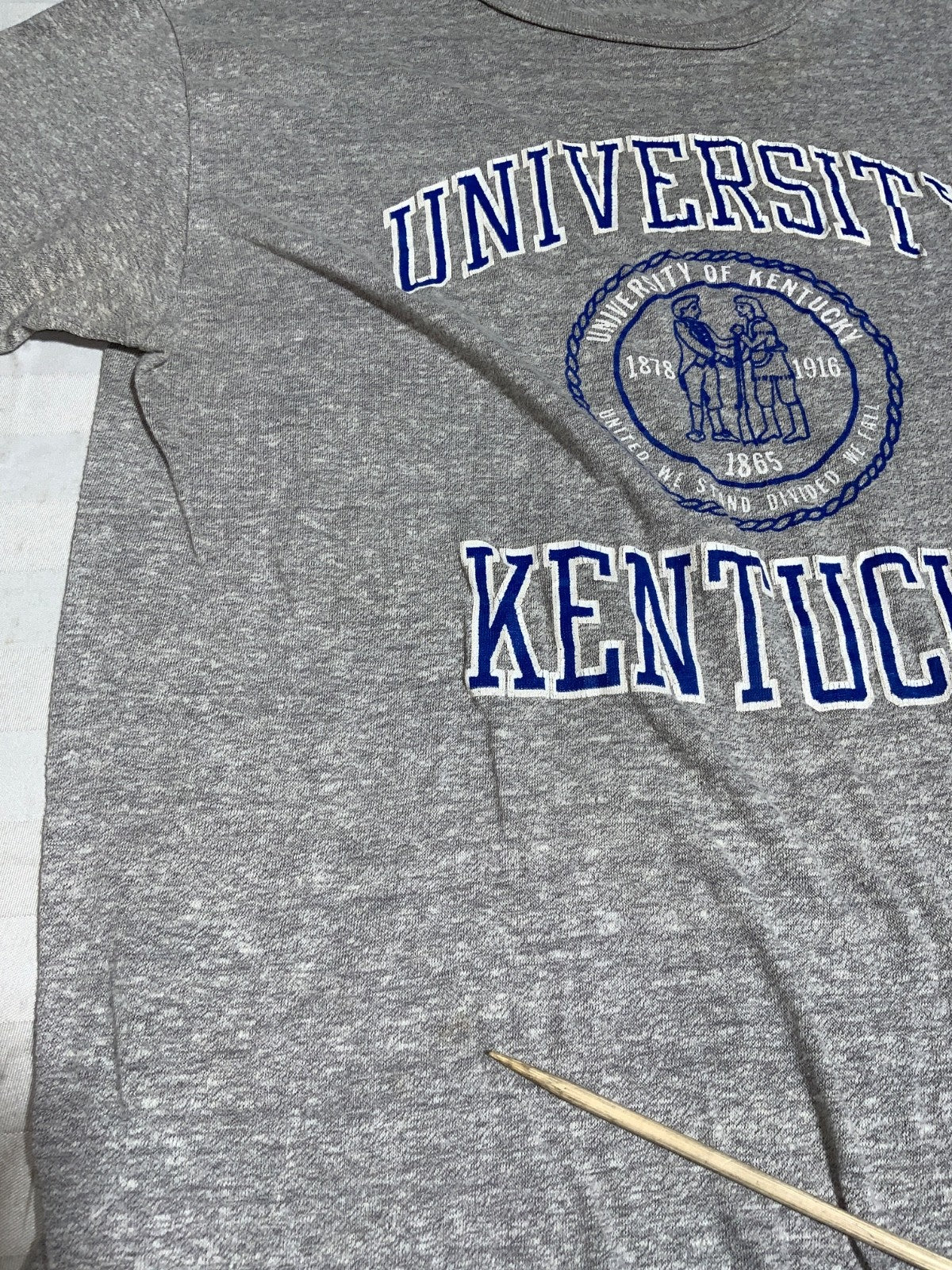 Vintage University Of Kentucky Champion T-Shirt Large Single Stitch Ncaa 80s