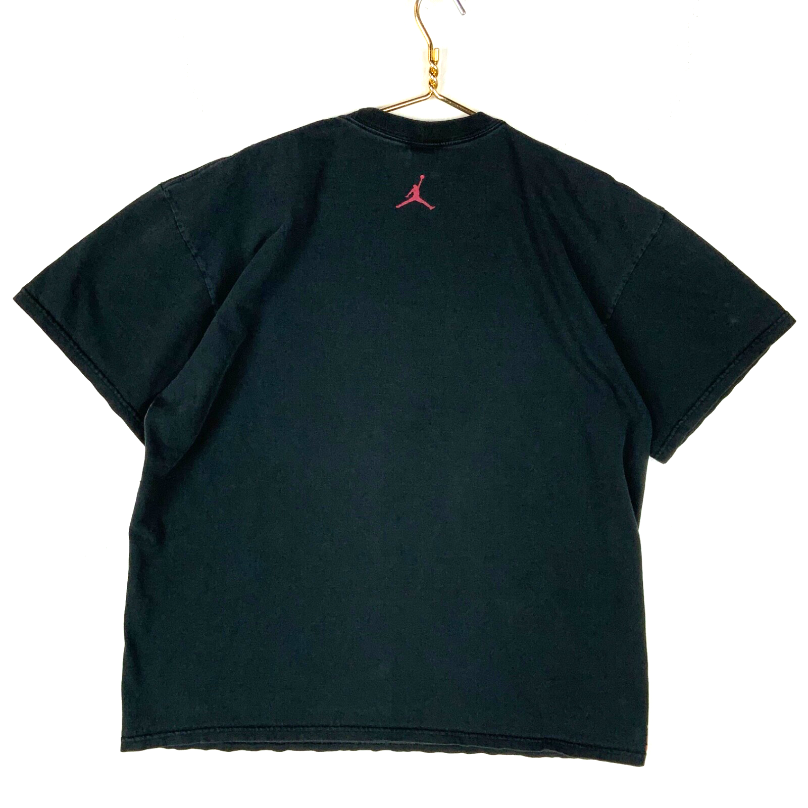 Y2K Air Jordan T-Shirt Size XL Black Nba Michael Jordan All Over Print