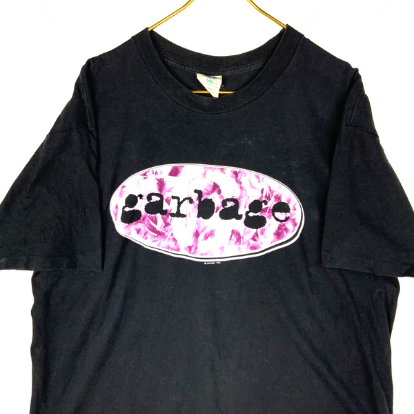 Vintage Garbage Winterland T-Shirt XL Black Made Usa Rock Band Single Stitch 90s