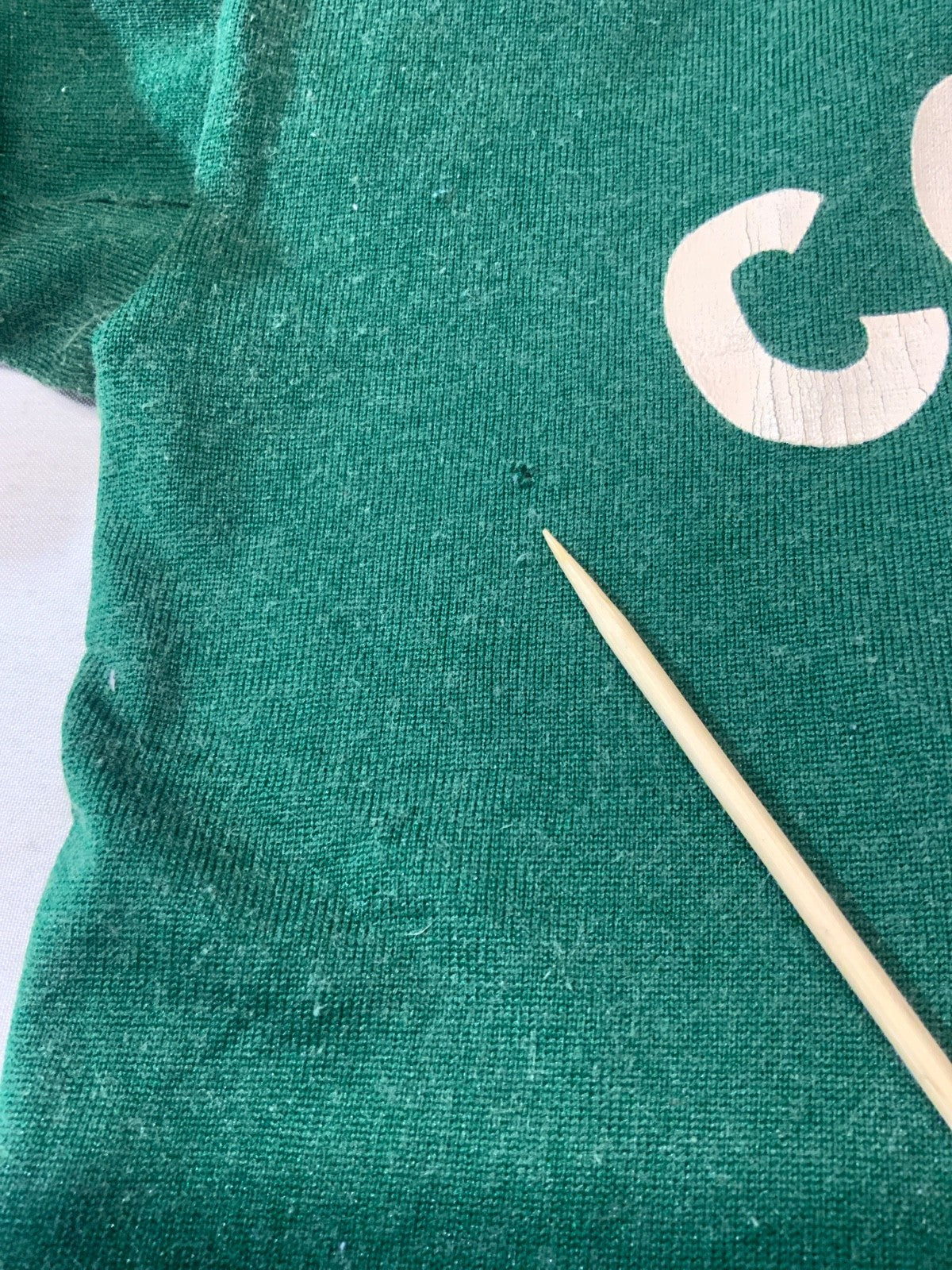 Vintage 1970s Hockey Jersey Medium Green