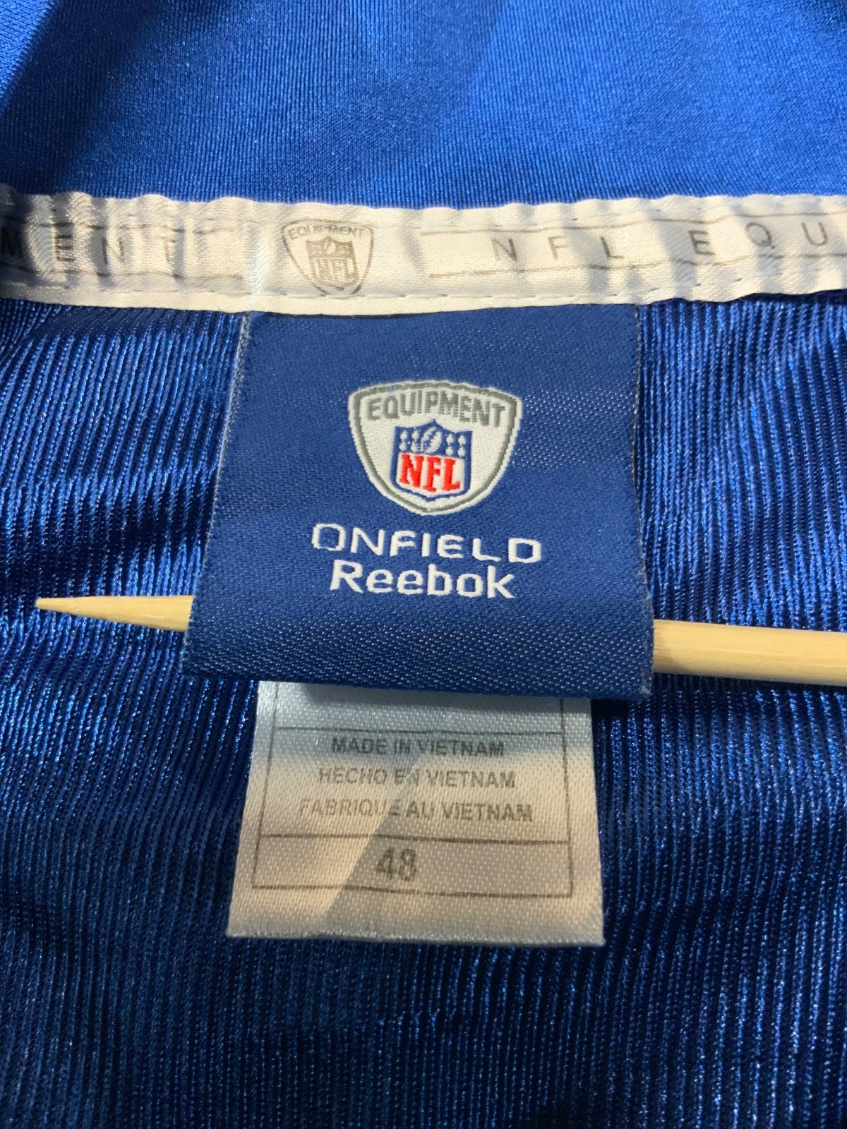 New York Giants Jersey Size 48 Reebok Victor Cruz Blue Nfl