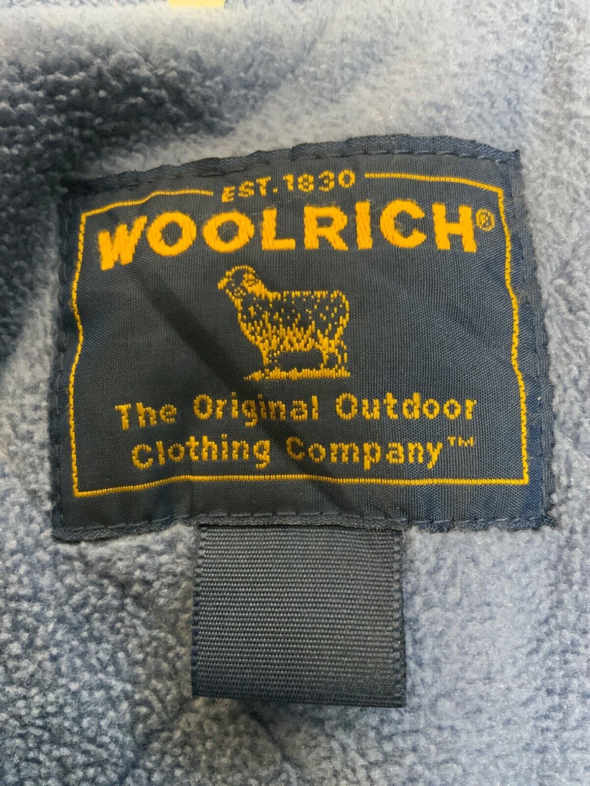 Vintage Woolrich Women's Jacket Small Beige Full Zip Fleece Lined 90s