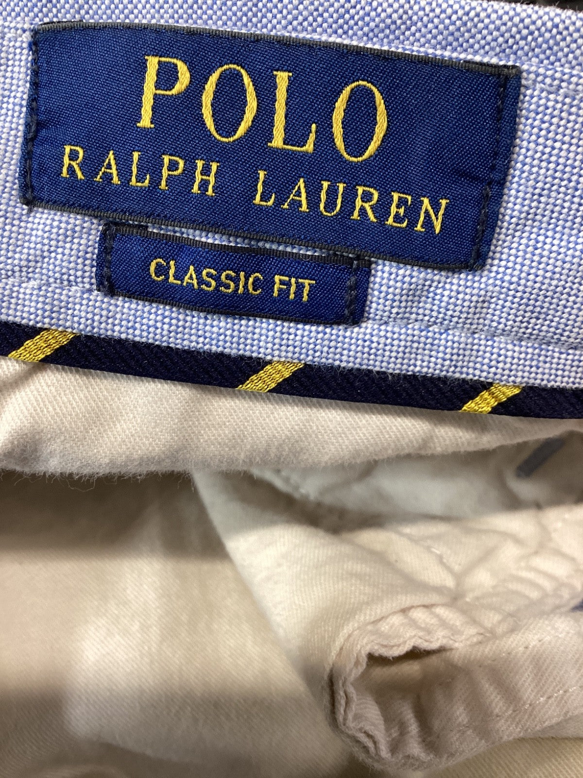 Polo Bear Ralph Lauren Classic Fit Shorts Size 34 Blue Beach