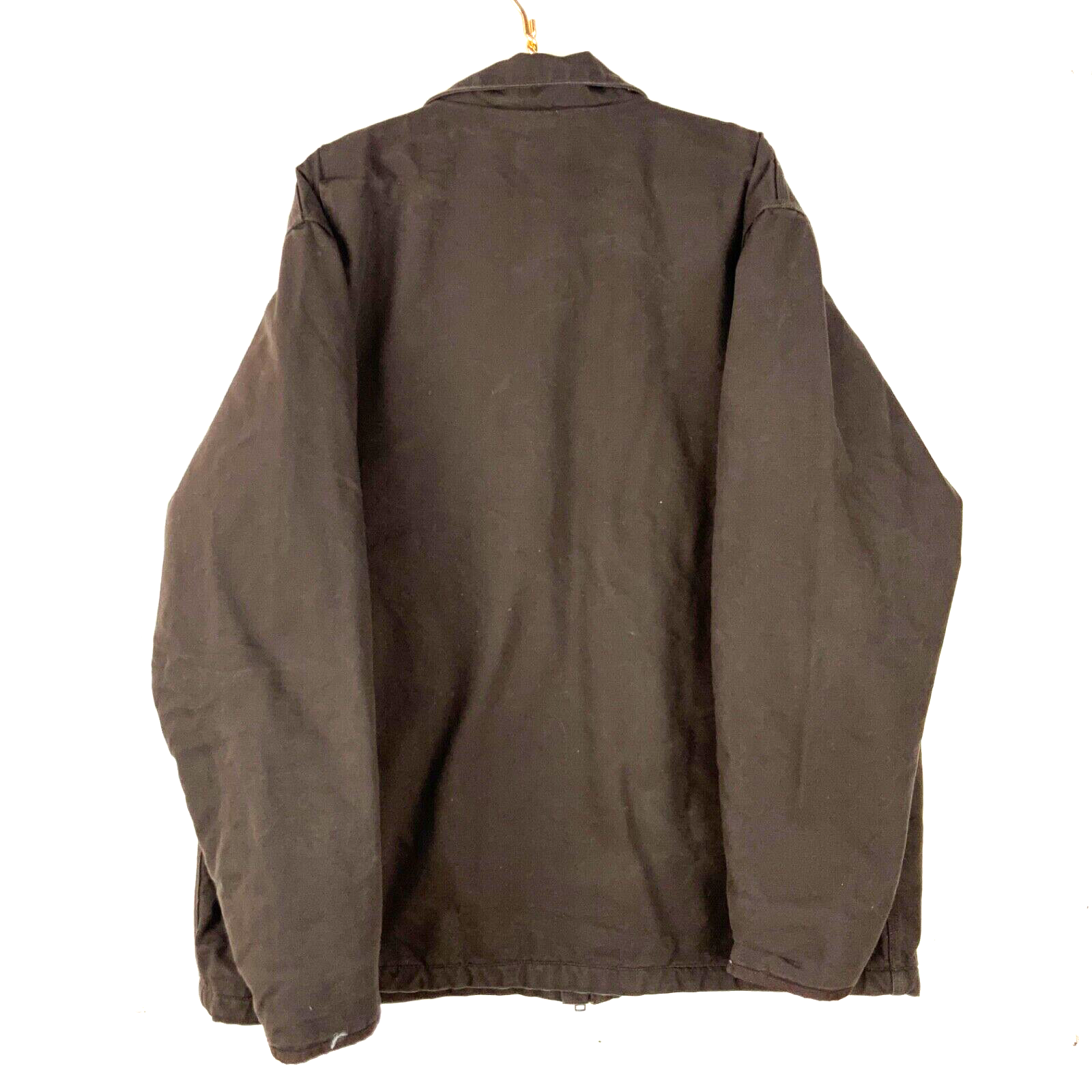 Carhartt Jacket 2XL Brown Sherpa Lined Full Zip Loose Fit