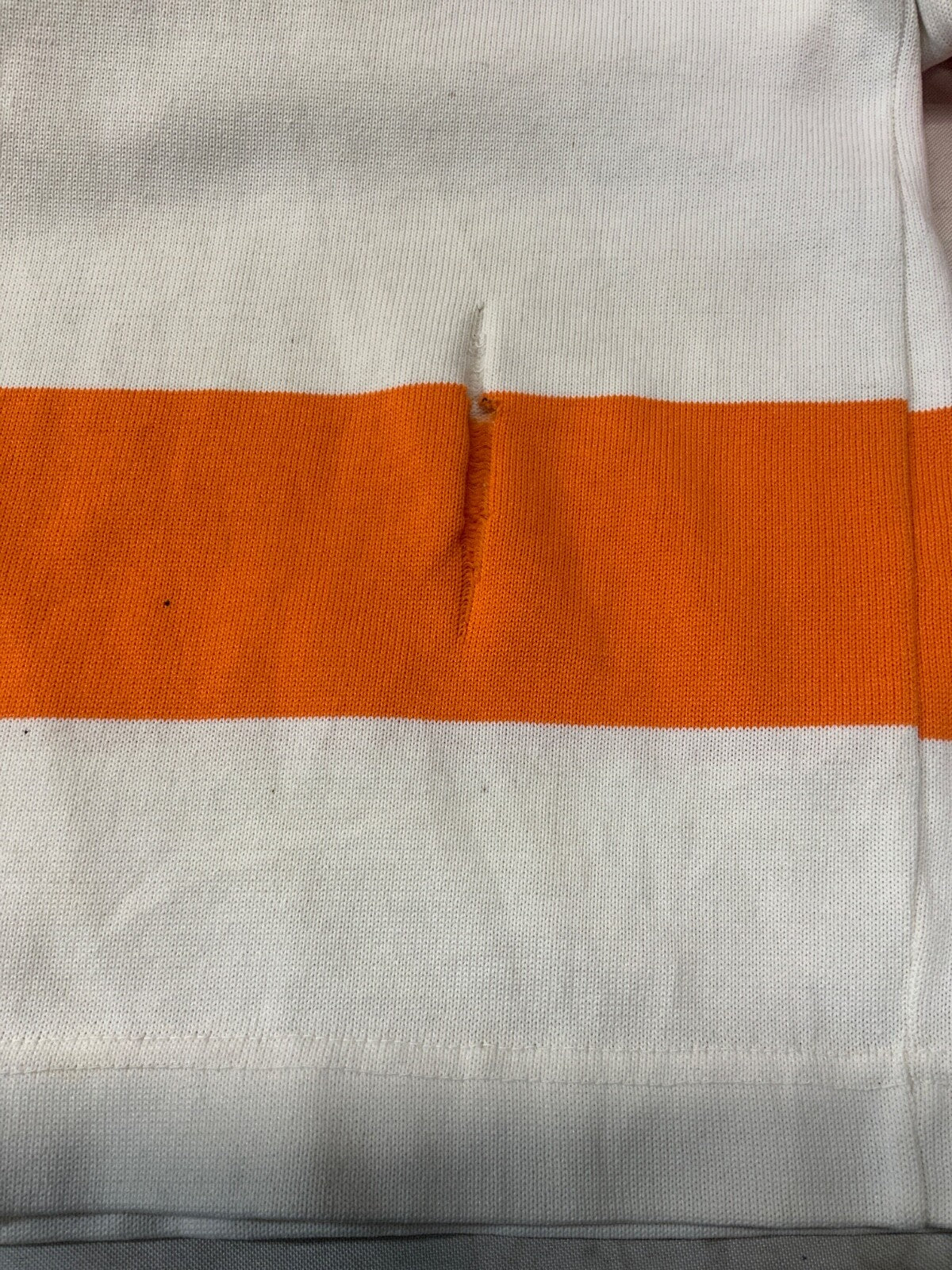 Vintage 1970s Hockey Jersey 2XL White