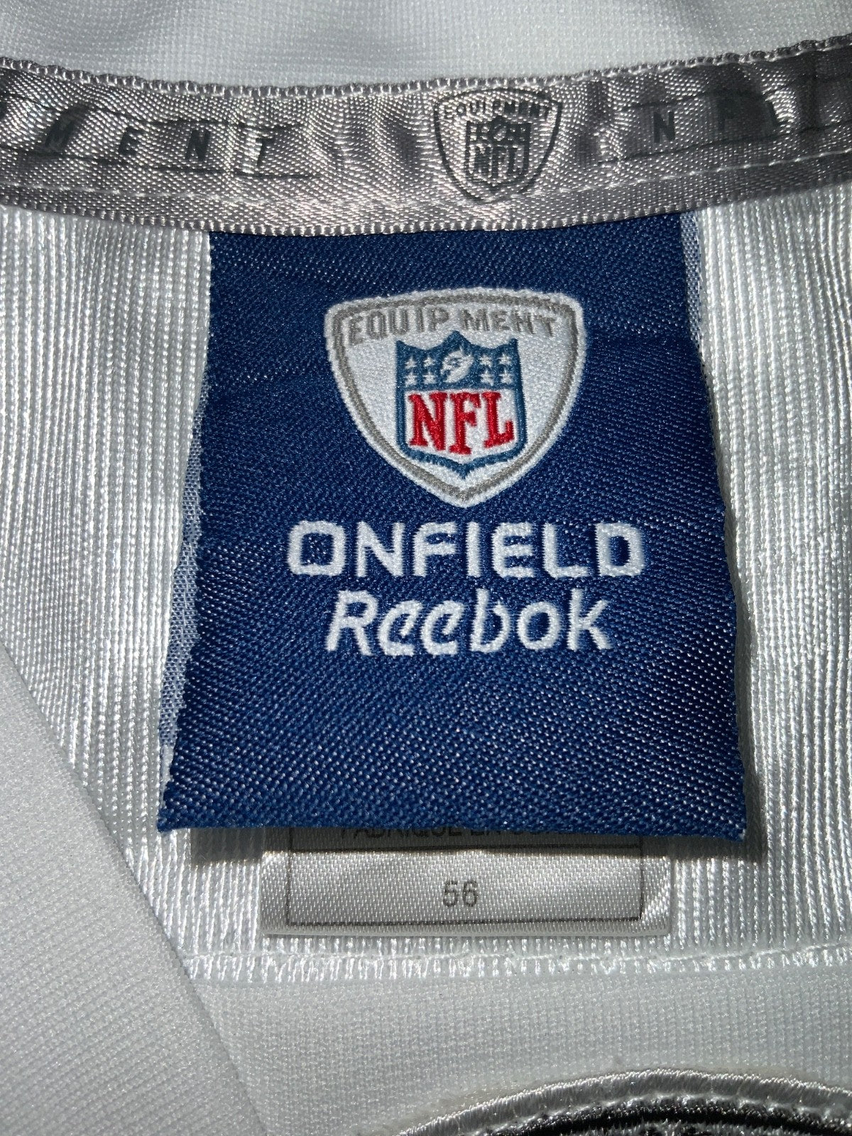 Dallas Cowboys Jersey Size 56 Reebok Dez Bryant White Nfl Football