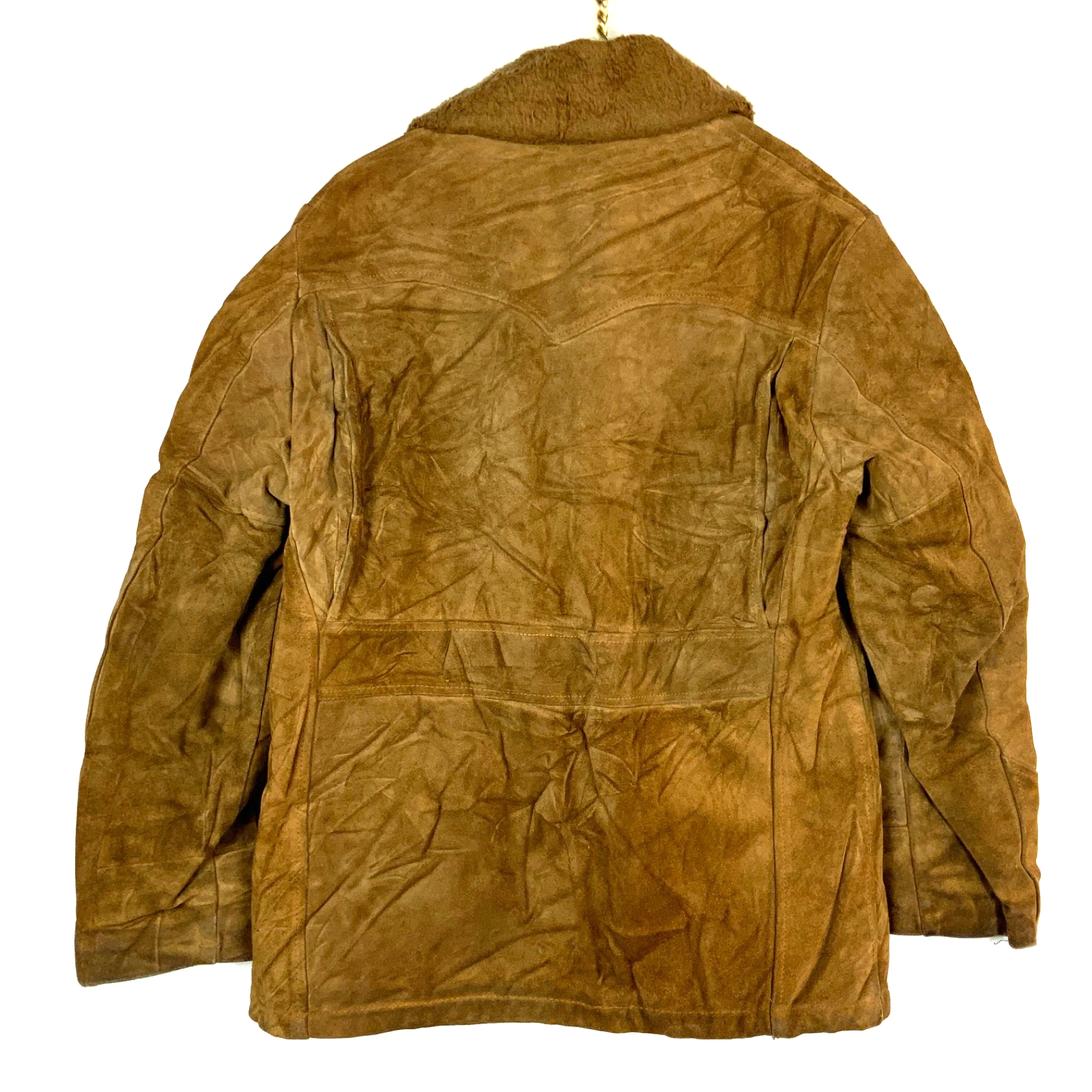 Vintage Schott Rancher Western Suede Leather Jacket Small Made In Usa 1980s