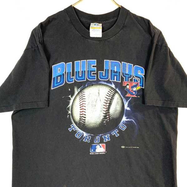 Vintage Toronto Blue Jays T-Shirt Large Single Stitch` Made In Canada 2002 Mlb