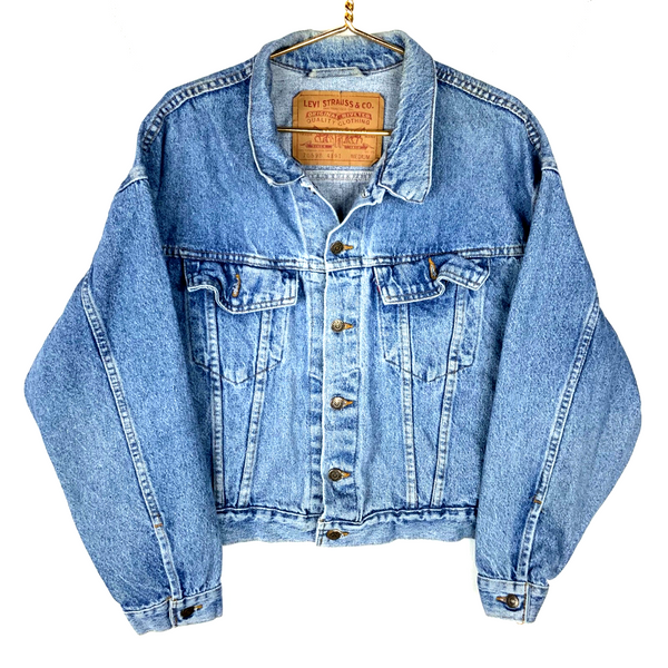 Vintage Levi’s Denim Jean Jacket Women's Medium Blue Medium Wash 90s
