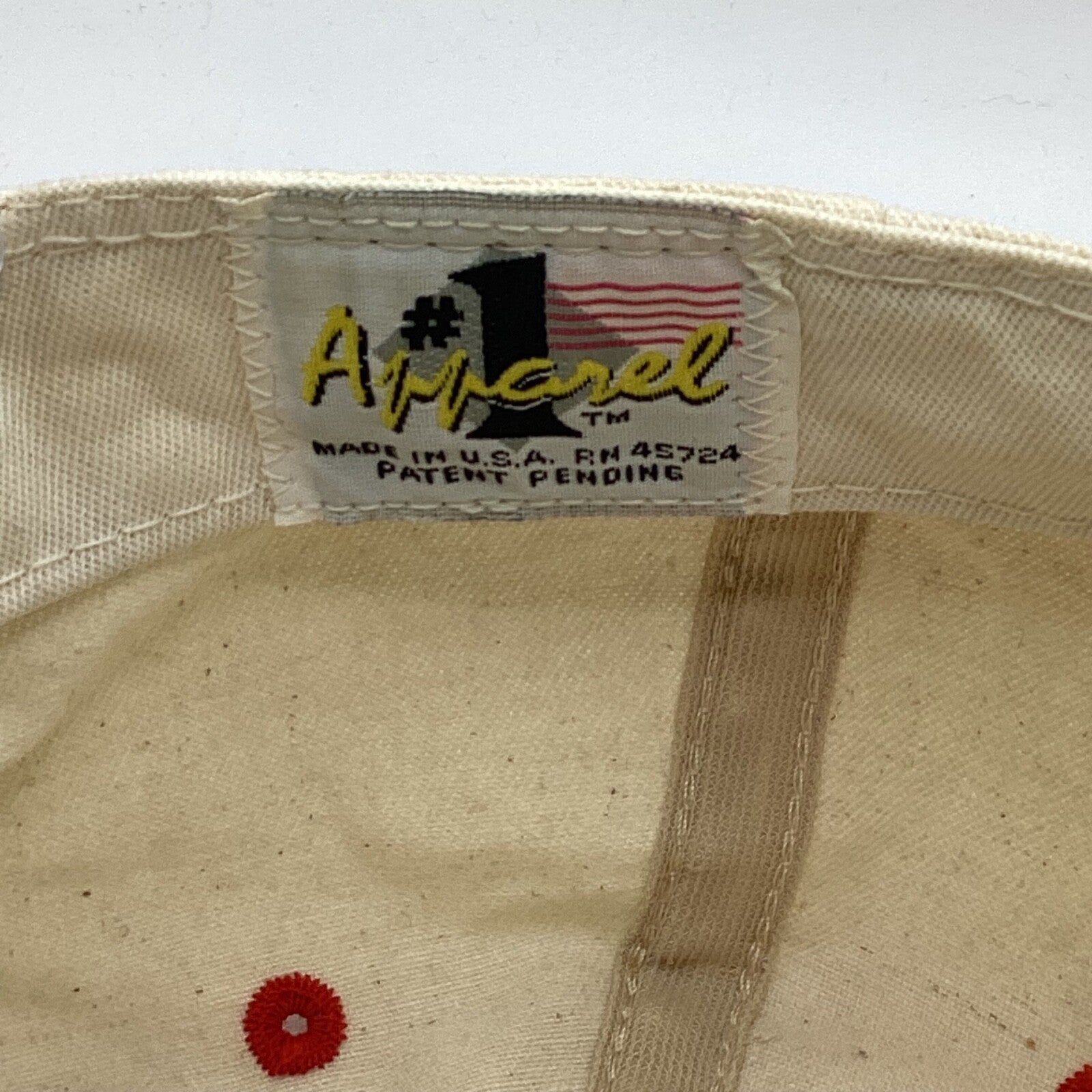 Vintage Atlanta Braves Drawstring Hat Cap Adjustable Mlb Made In Usa