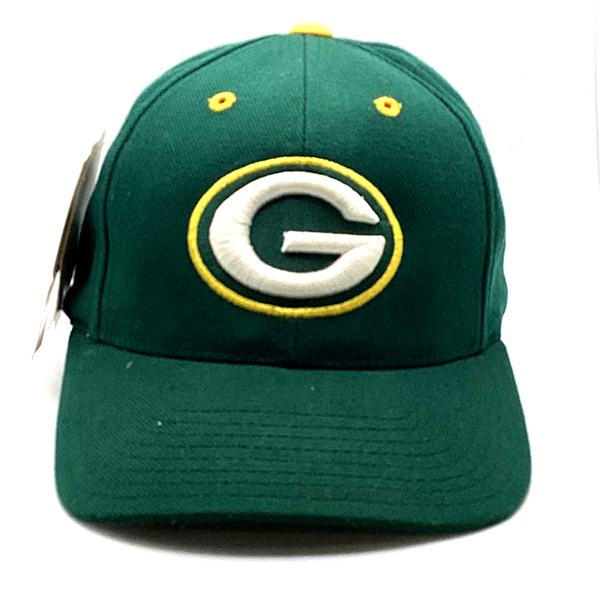 Vintage Green Bay Packers Logo Athletic SnapBack Hat Cap Adjustable Nfl