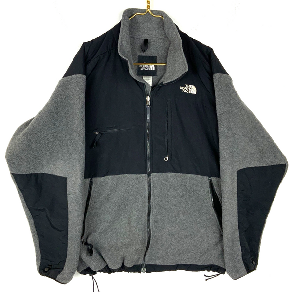 Vintage The North Face Denali Fleece Sweater Jacket XL Gray Full Zip Polartec