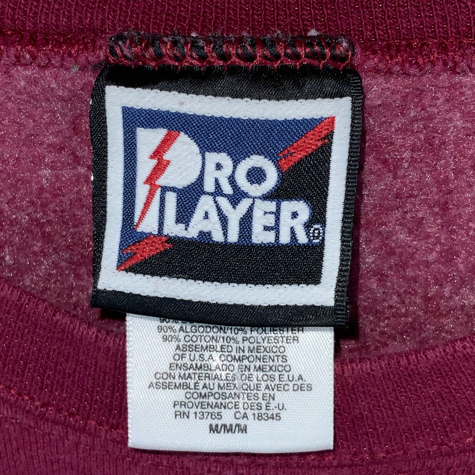 Vintage Washington Redskins Sweatshirt Medium Red Nfl Football Pro Player