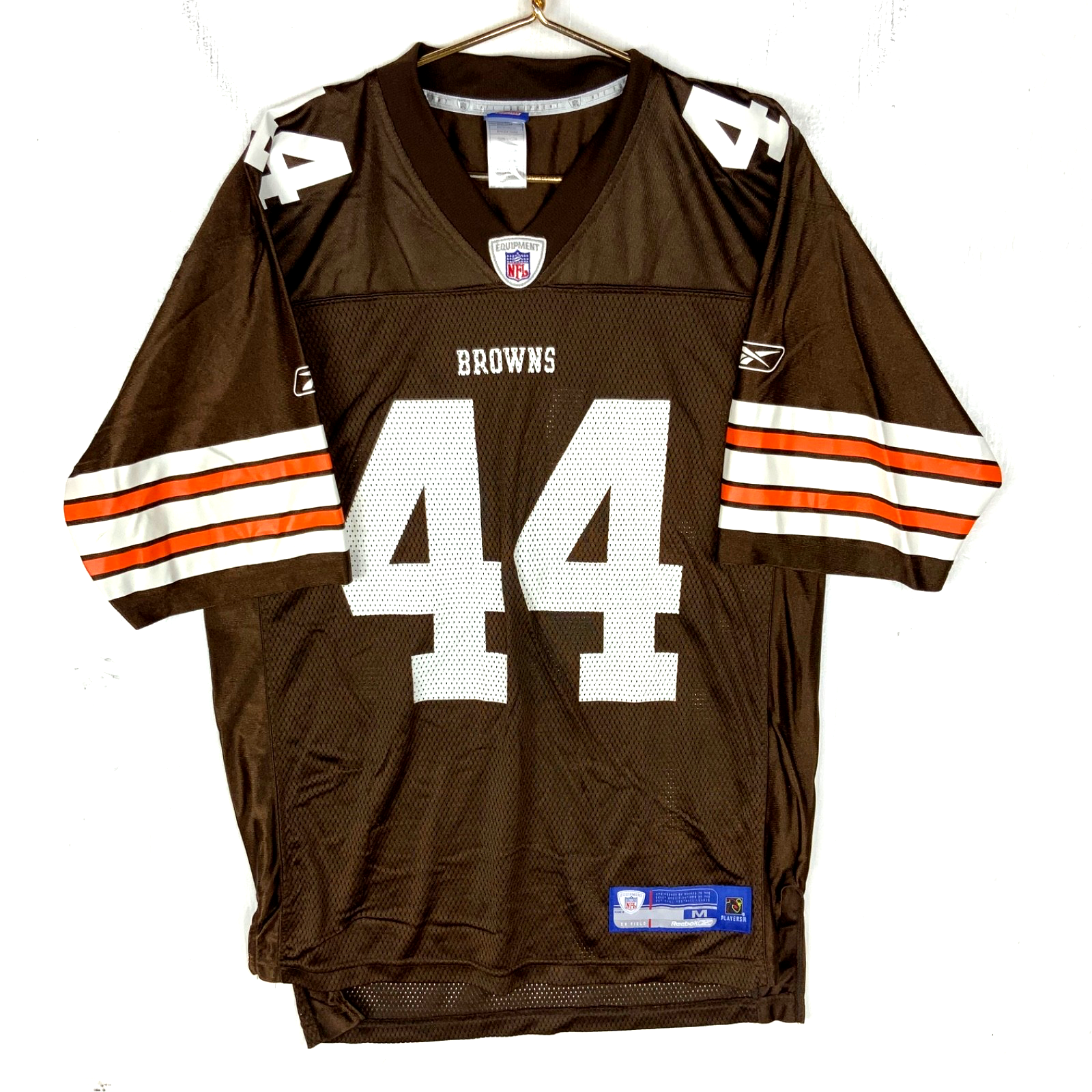 Cleveland Browns Jersey Medium Reebok Terrell Suggs Brown Nfl