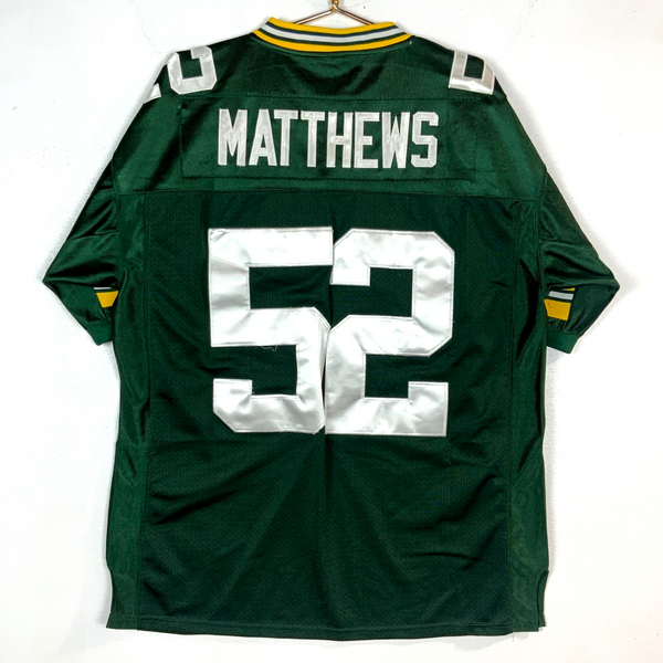 Green Bay Packers Jersey Size 52 Reebok Clay Matthews Green