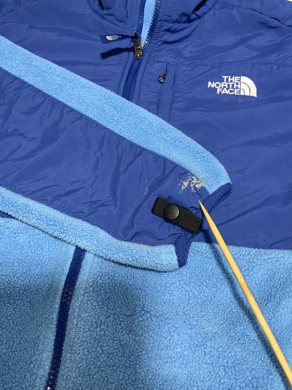 The North Face Denali Fleece Sweater Jacket XL Blue Full Zip Polartec Recycled