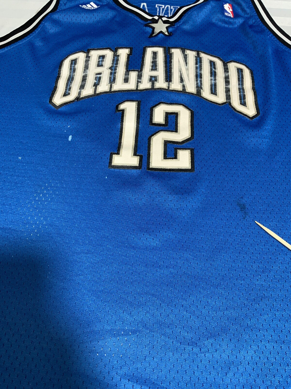Orlando Magic Adidas Jersey Size 3XL Blue Nba Authentics Dwight Howard