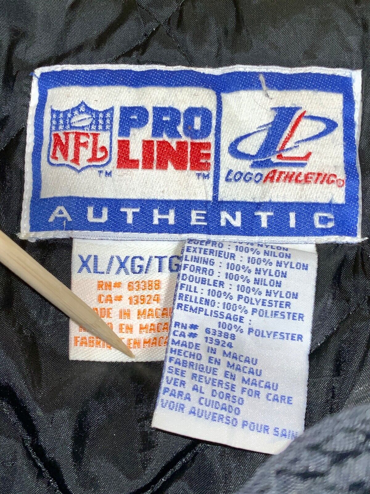 Vintage Pittsburgh Steelers Logo Athletic Puffer Jacket XL Hooded Full Zip 90s