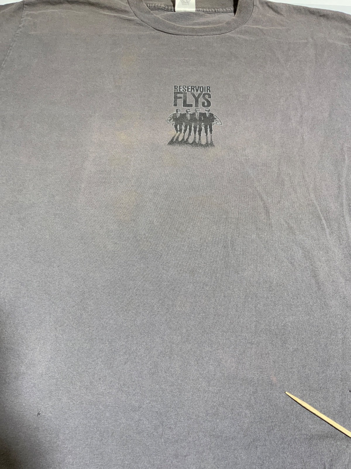 Vintage Reservoir Flys T-Shirt XL Gray Made Usa Single Stitch 90s