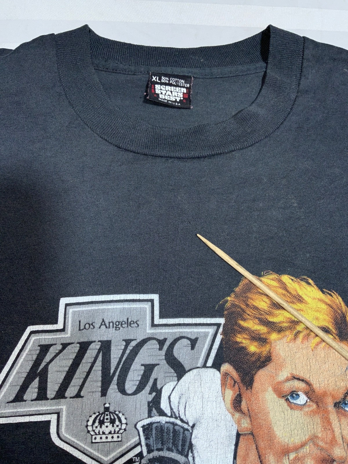 Vintage Los Angeles Kings T-shirt XL Single Stitch Nhl 1988 Wayne Gretzky 80s
