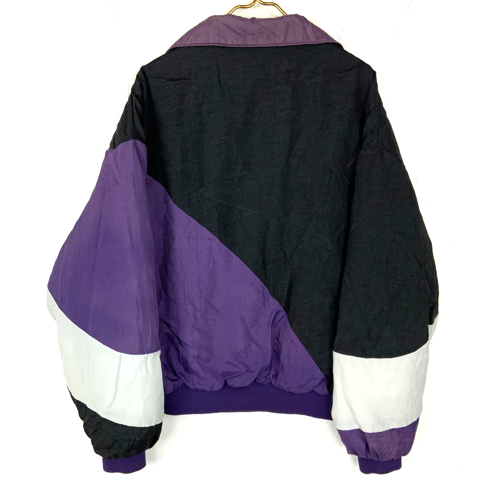 Vintage Milwaukee Bucks Puffer Jacket XL Purple Full Zip Nba Swingster 90s