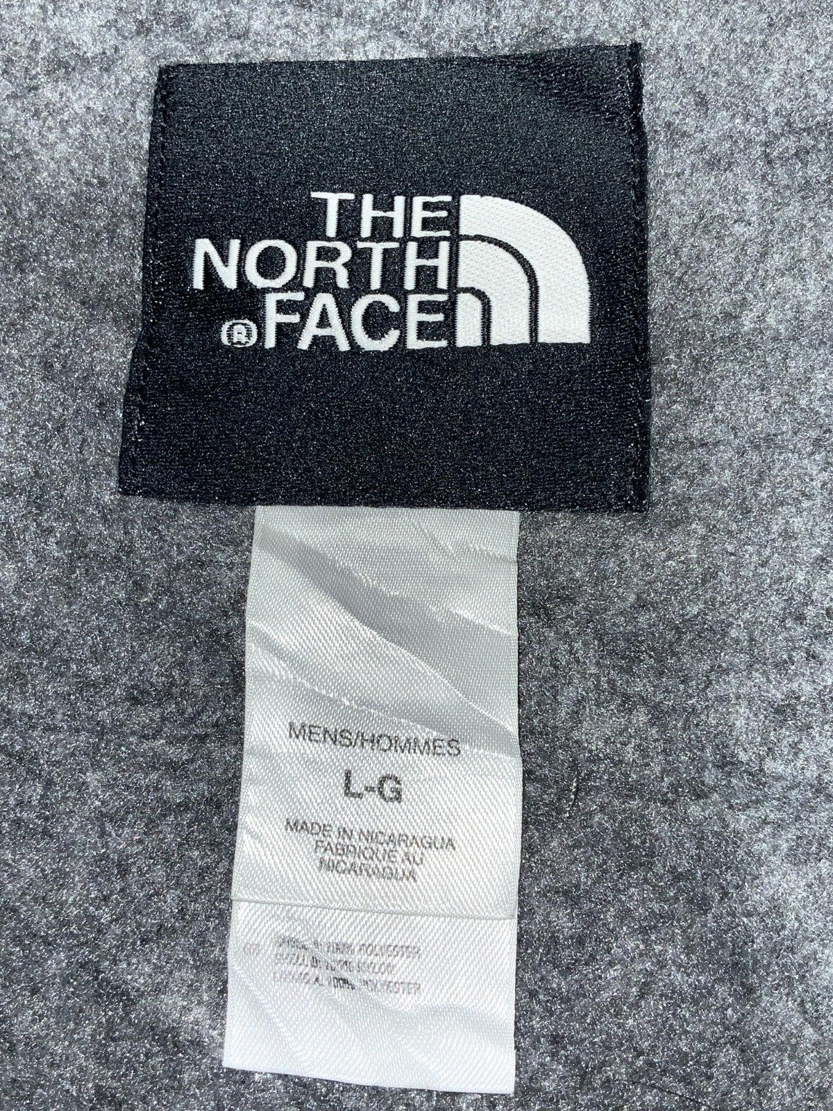 The North Face Denali Fleece Sweater Vest Size Large Gray Full Zip