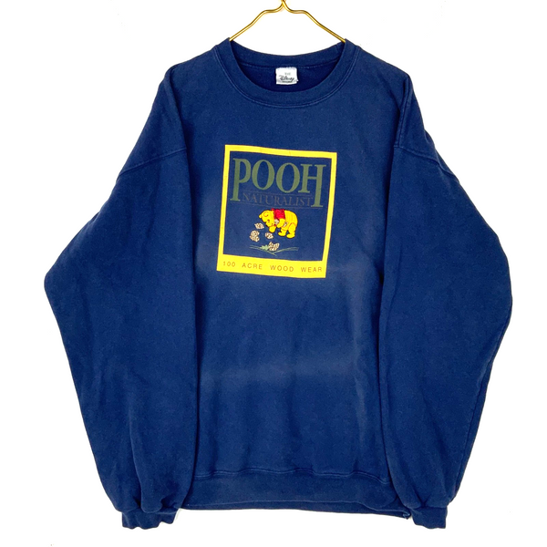 Vintage Winnie The Pooh Disney Sweatshirt Crewneck XL Made Usa Naturalist 90s