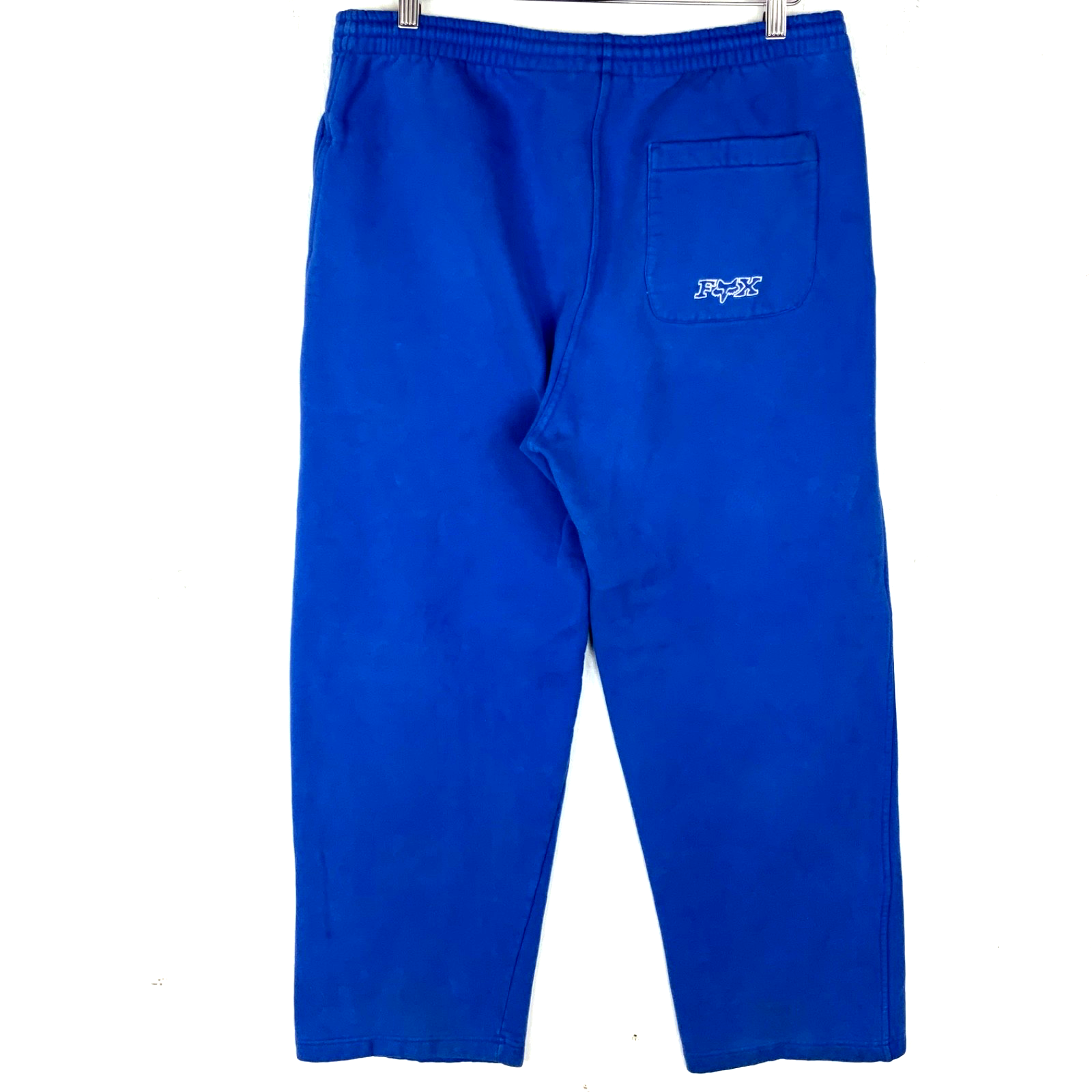 Vintage Fox Racing Sweat Pants Small Blue Y2K Motocross