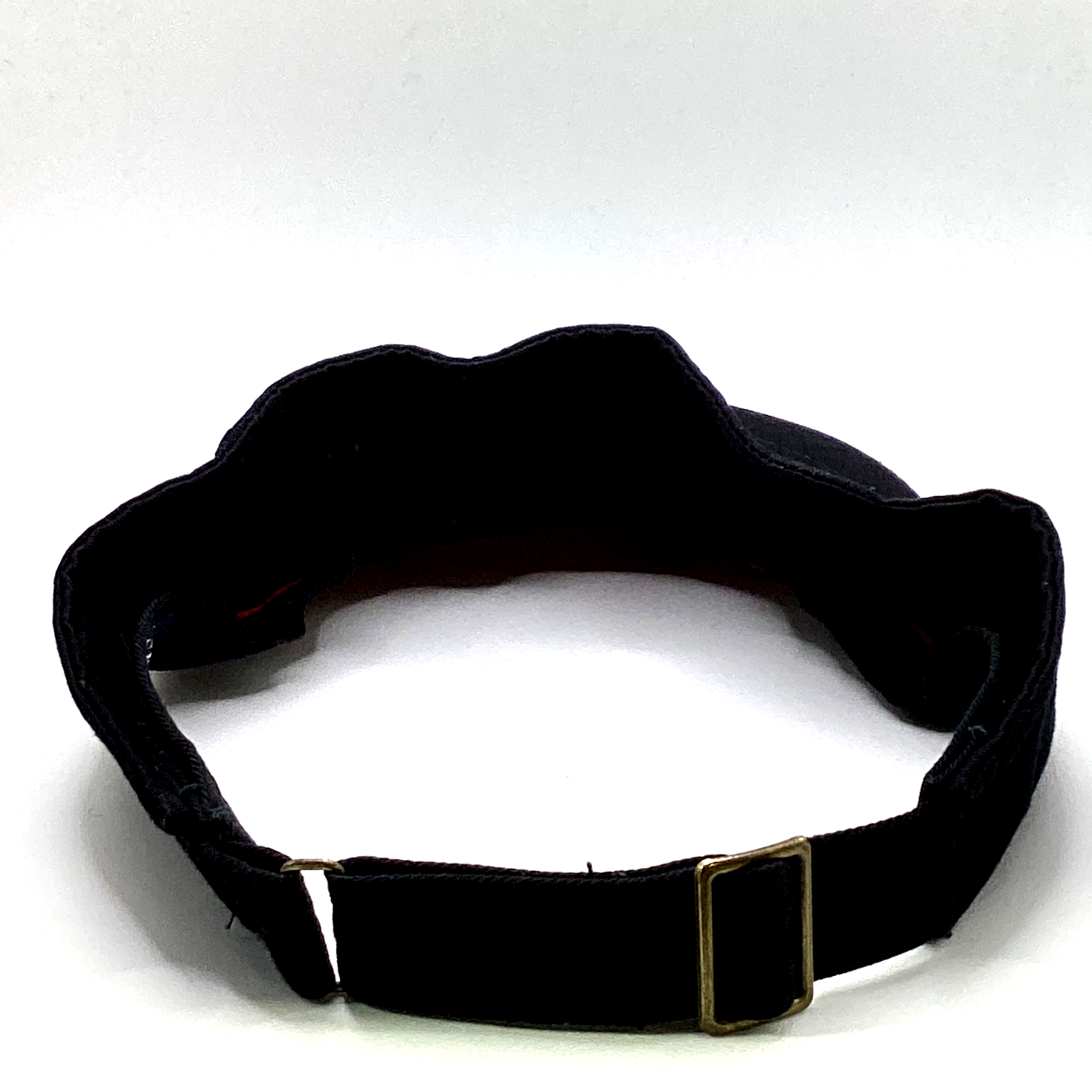 Vintage Polo Ralph Lauren Black Visor Hat Cap Adjustable Made In Usa