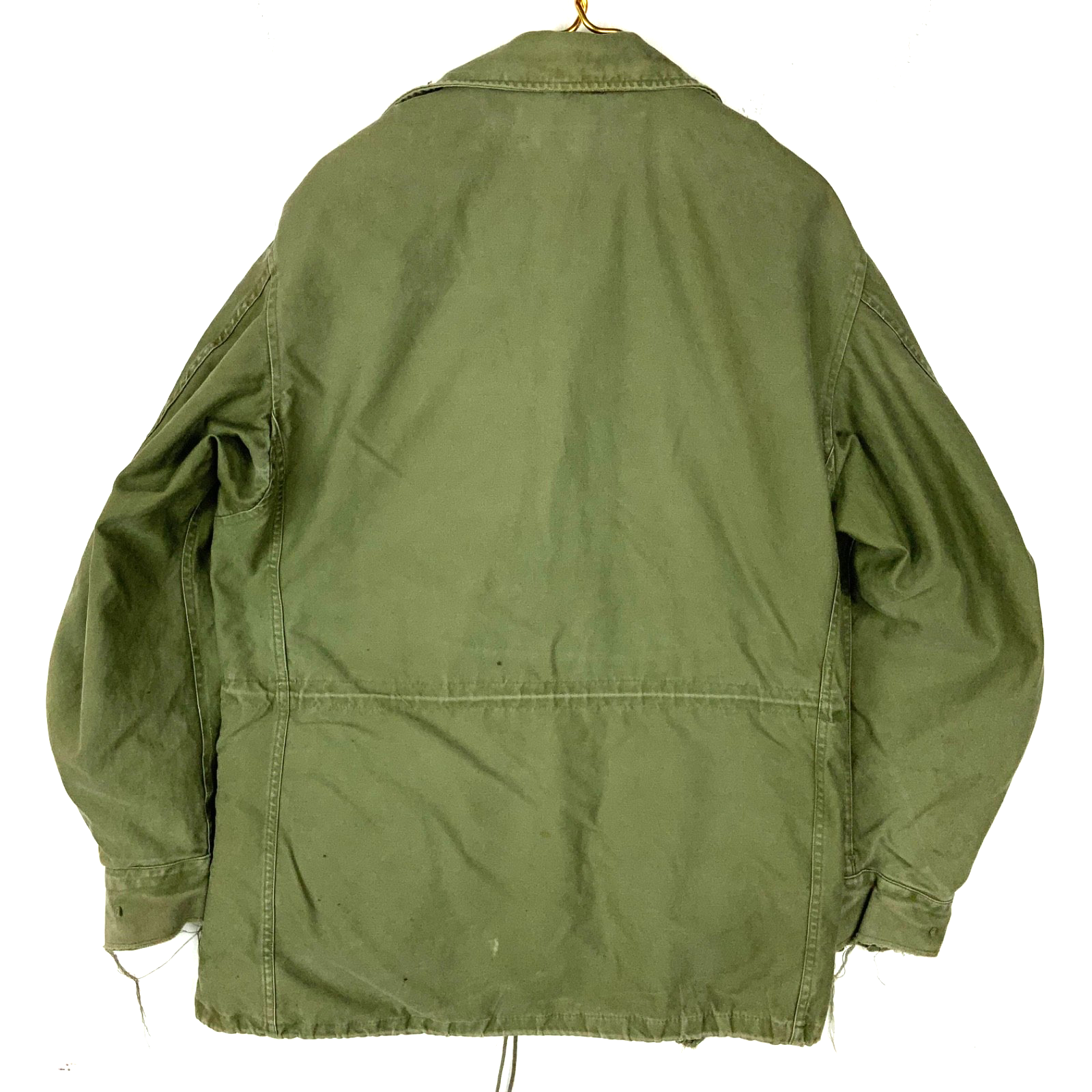 Vintage Us Army Og-107 Jacket Medium Green Full Zip Vietnam Era 60s 70s