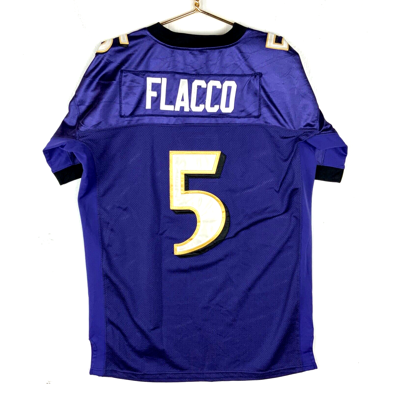 Baltimore Ravens Jersey Size 50 Reebok Joe Flacco Purple Nfl