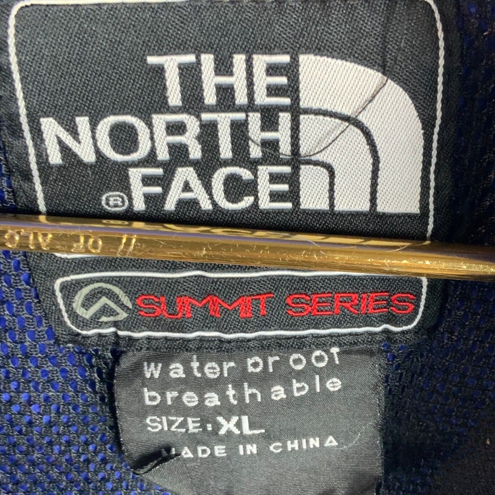 The North Face Denali Fleece Full Zip Sweater Jacket Size Extra Large Blue