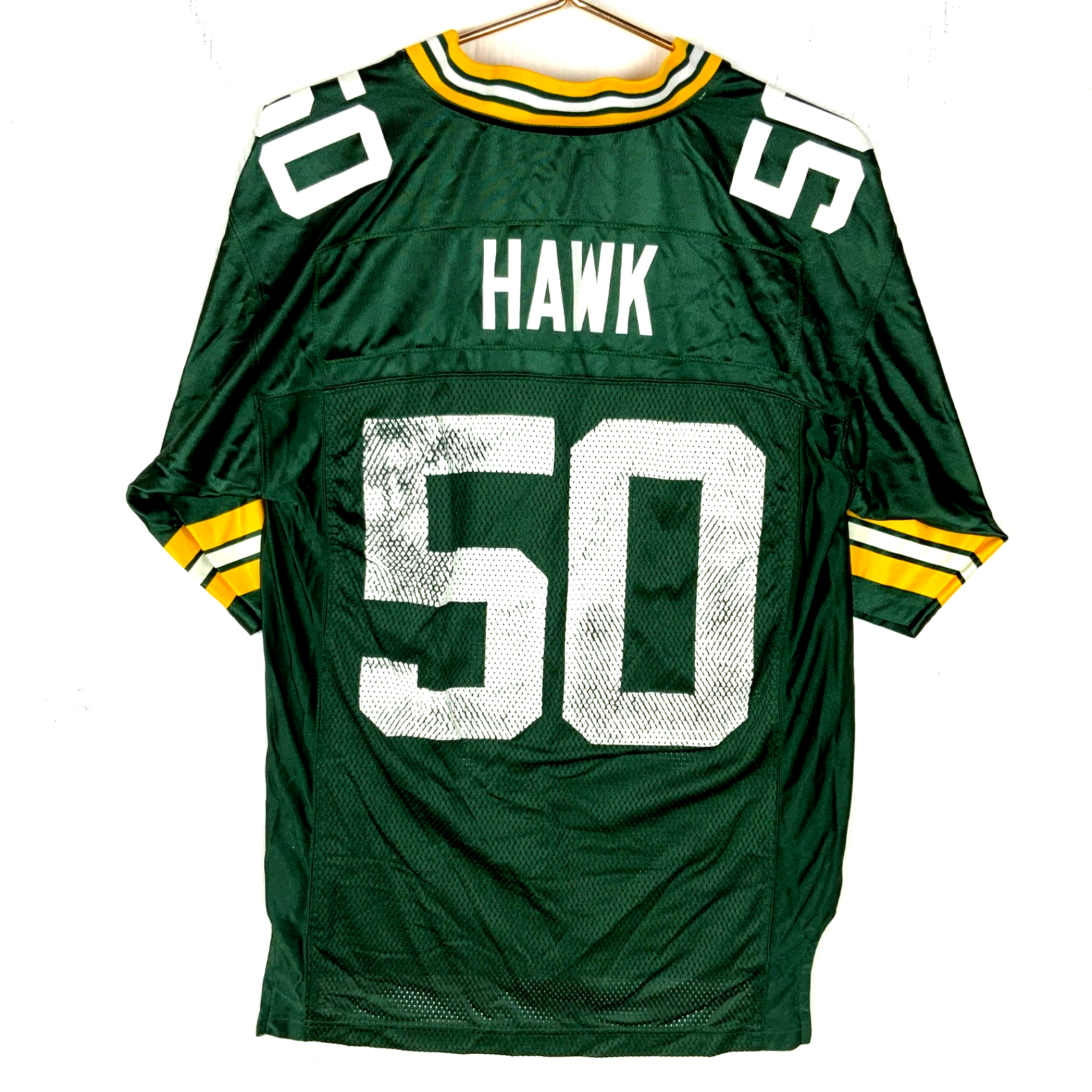 Vintage Green Bay Packers Jersey Small Reebok AJ Hawk Green Nfl