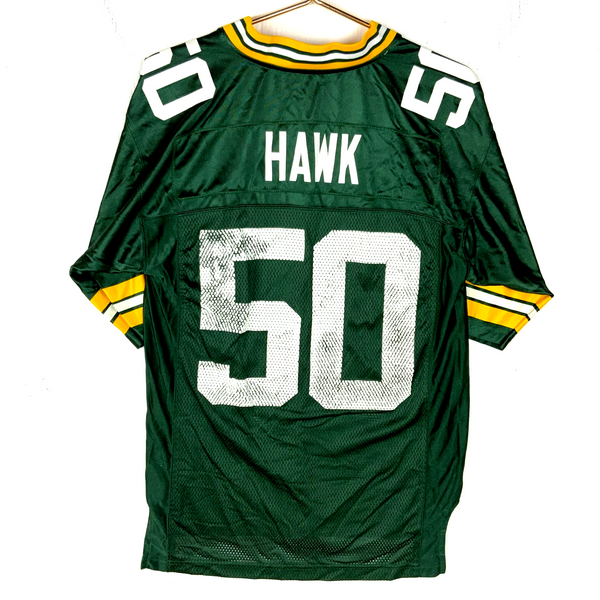 Vintage Green Bay Packers Jersey Small Reebok AJ Hawk Green Nfl
