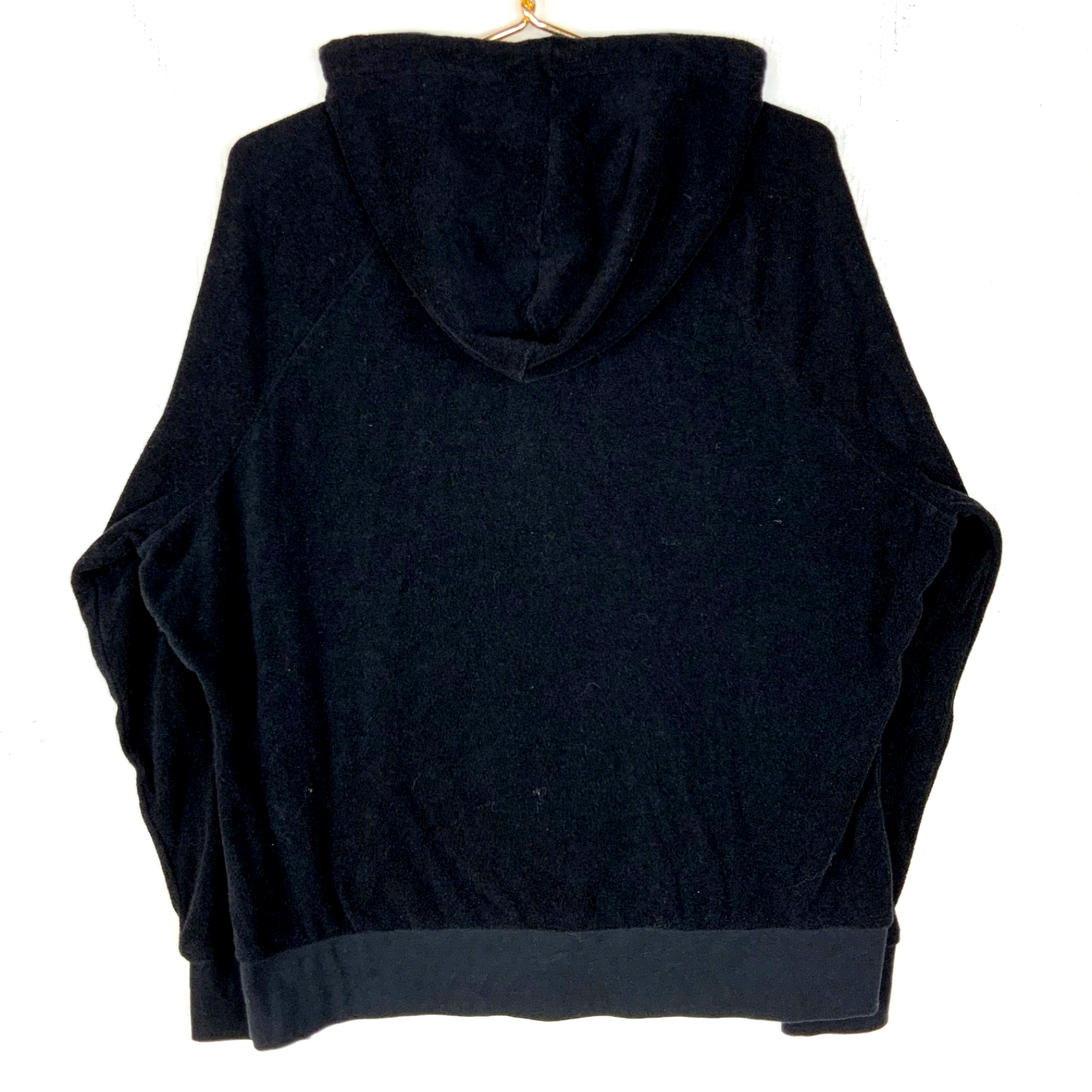 Bebe Sport Women's Sweatshirt Hoodie 2XL Black Full Zip Bedazzled Y2k