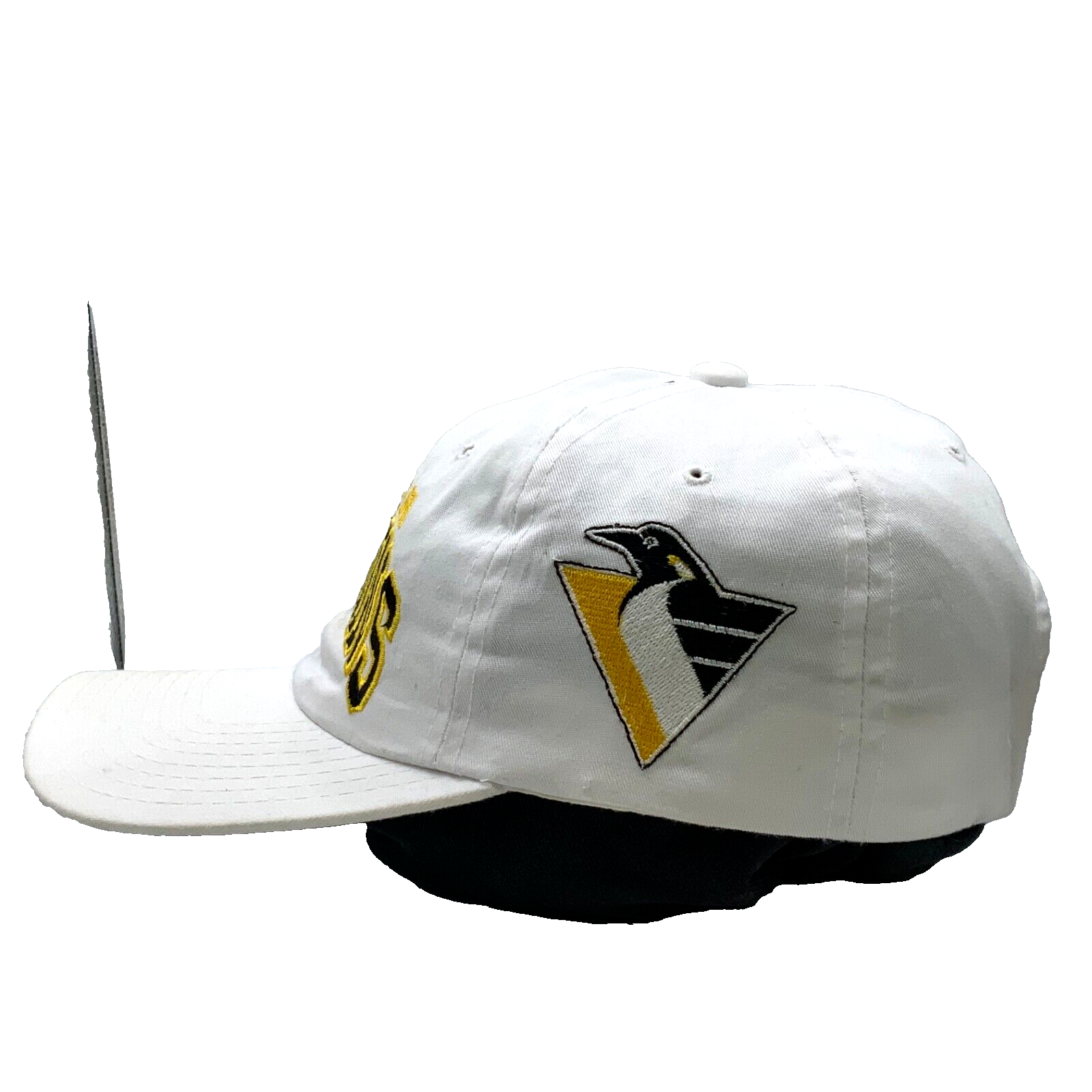 Vintage Pittsburgh Penguins Starter Arch Hat Cap Adjustable White Nhl Hockey