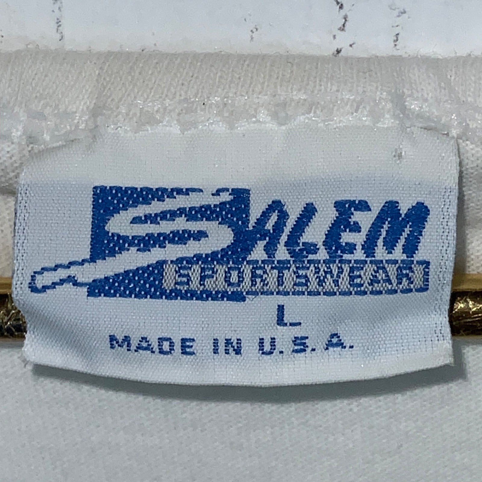 Vintage Detroit Pistons Caricature Salem TankTop Large White Nba 1989 Champs 80s