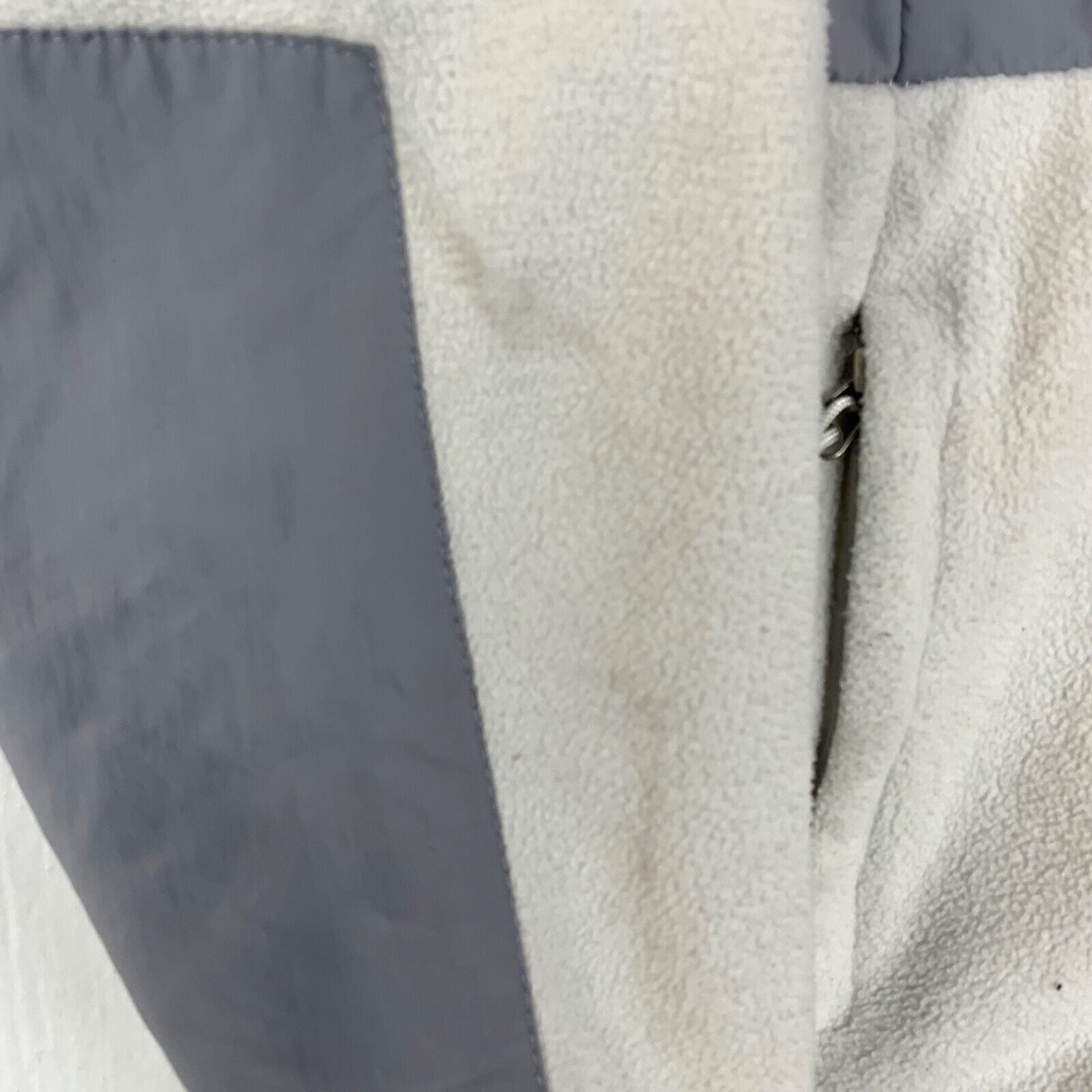 The North Face Denali Fleece Sweater Jacket Women’s Medium White Full Zip