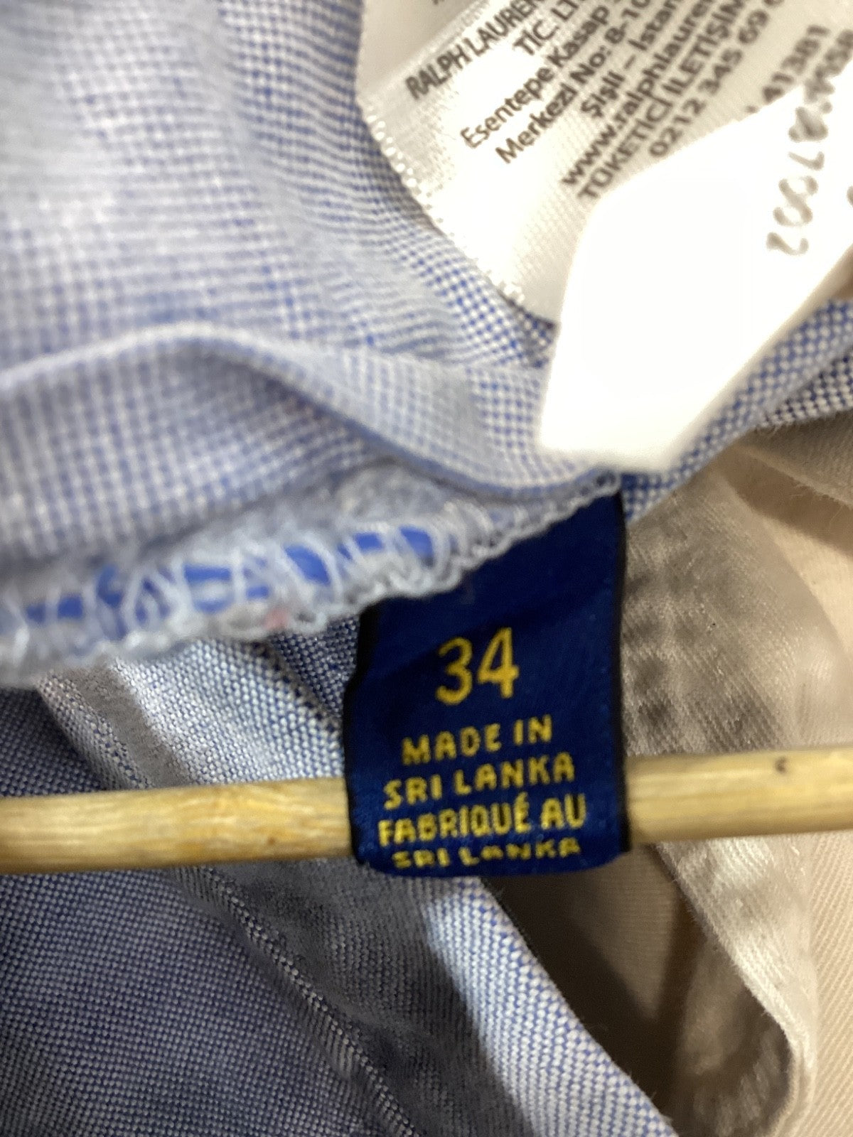 Polo Bear Ralph Lauren Classic Fit Shorts Size 34 Blue Beach