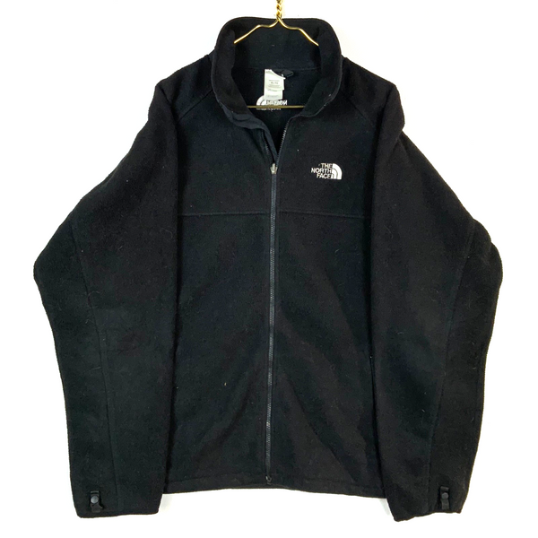 Vintage The North Face Fleece Sweater Jacket XL Black Full Zip Polartec